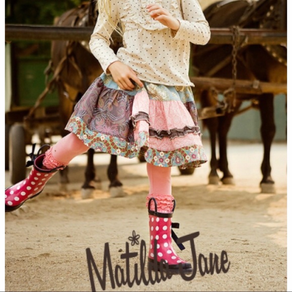 Matilda Jane Other - Matilda Jane molly skirt “Gypsy blue “ SZ 2T